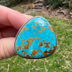 Navajo Artist Bo Reeves Turquoise Ring